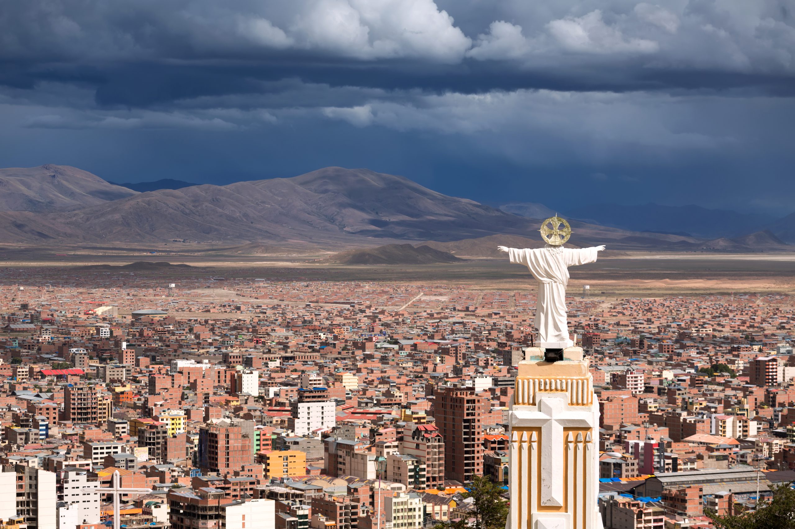 View of Oruro, Bolivia